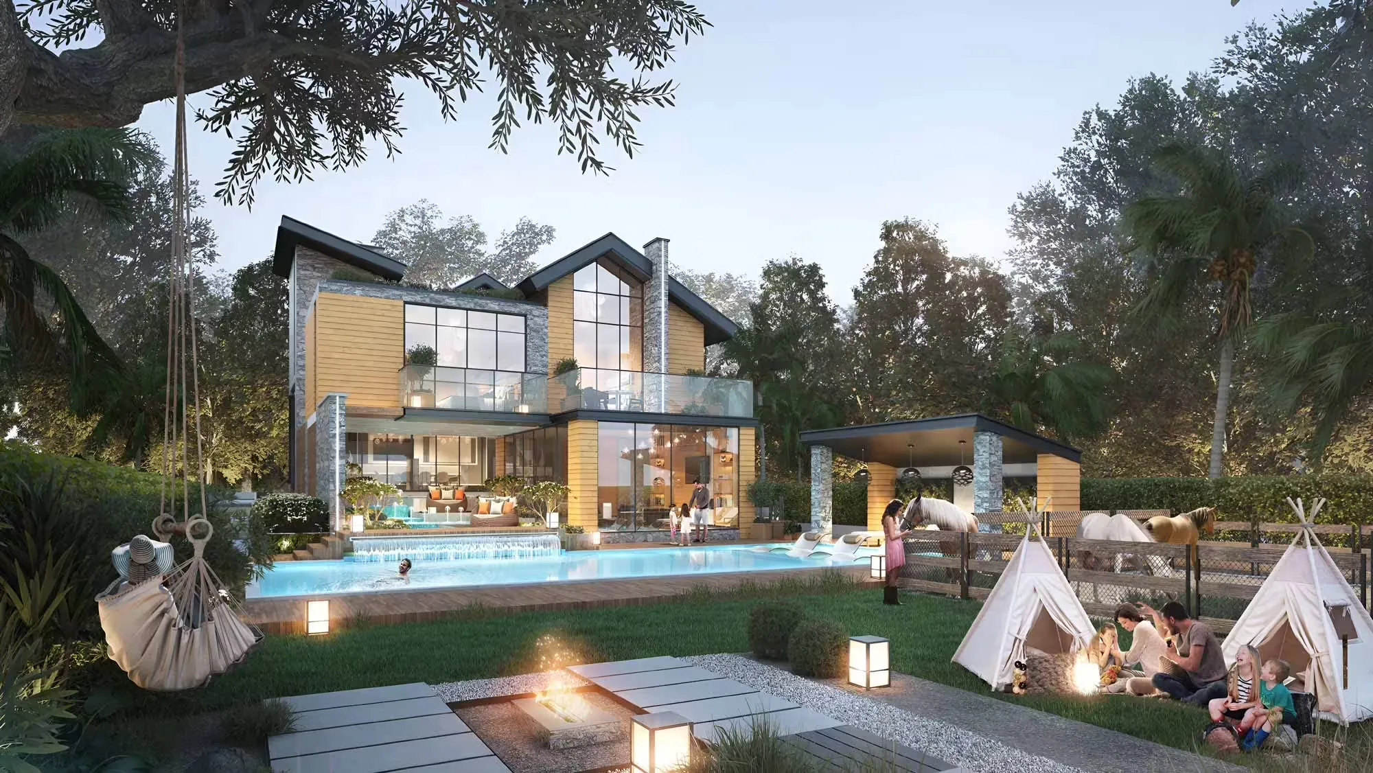 فلل فاخرة في فارم هاوسز في داماك هيلز 2