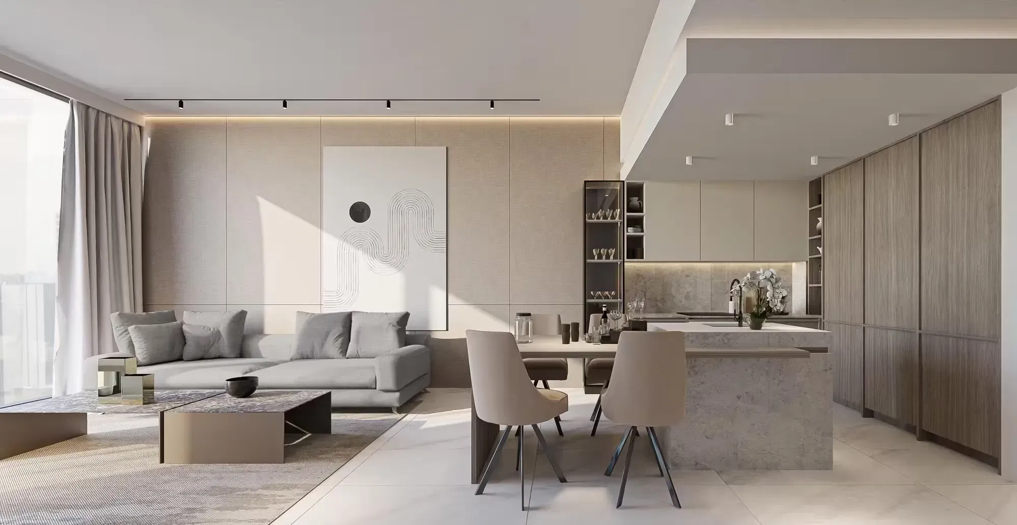 Роскошные апартаменты на бульваре Беверли в Арджане