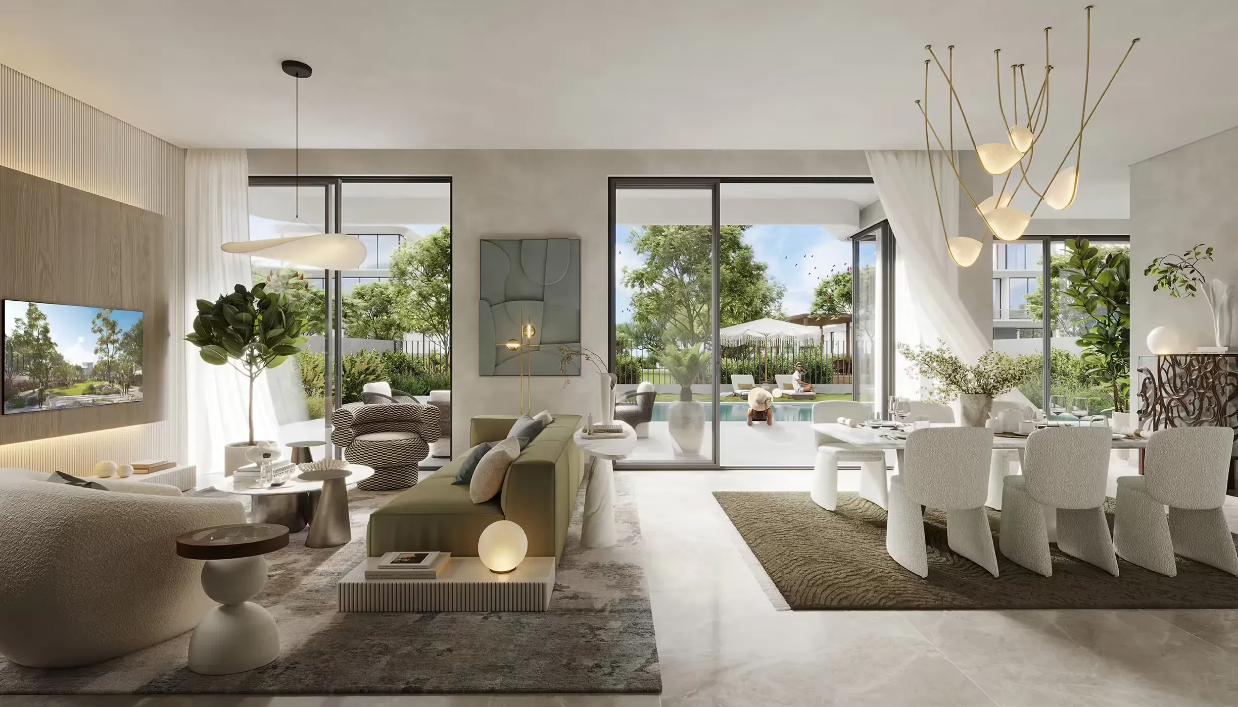 استمتع بالأناقة والراحة في فلل بارك جيت من إعمار