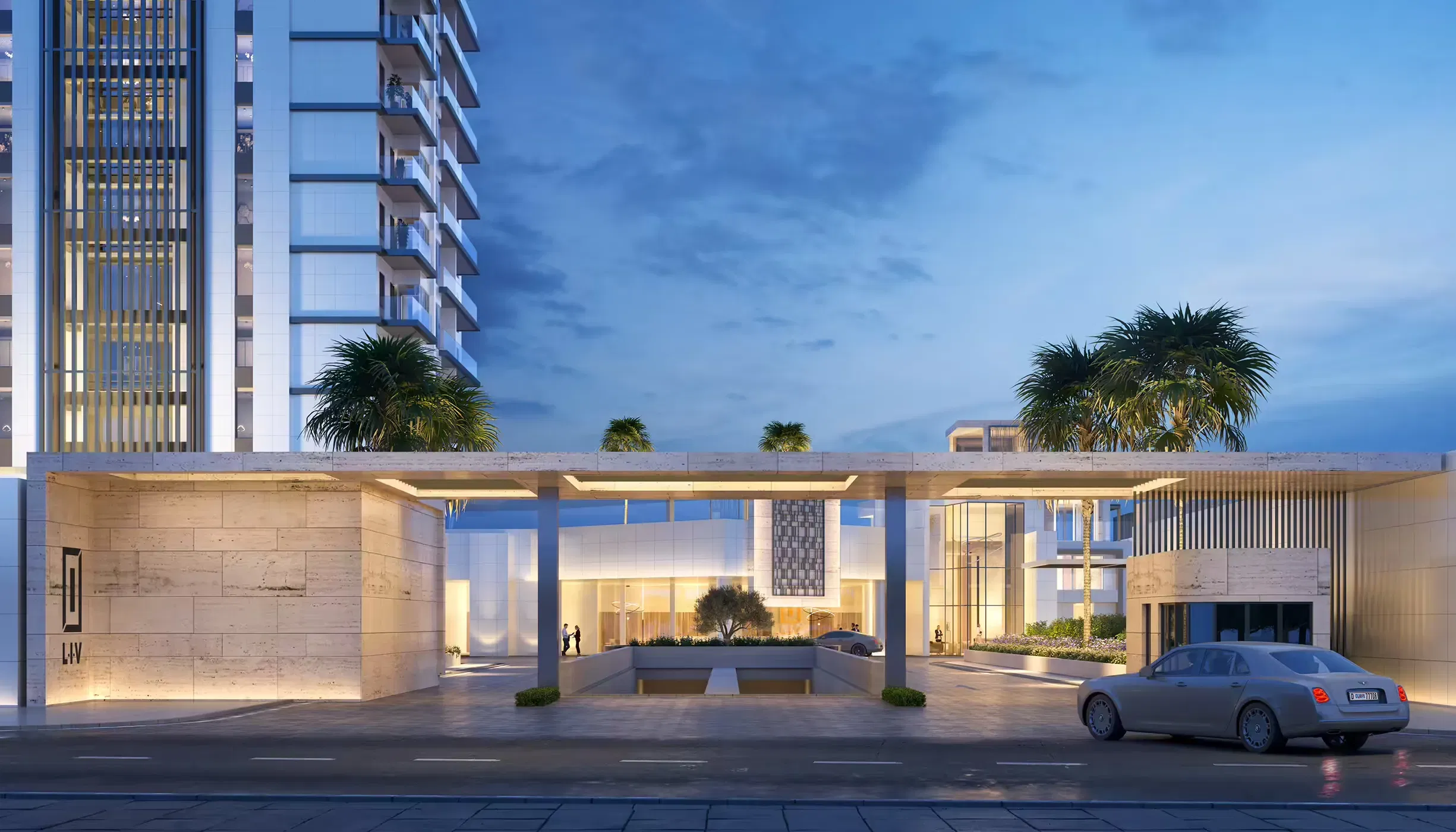 Liv Waterside в Dubai Marina: тихие резиденции на берегу моря