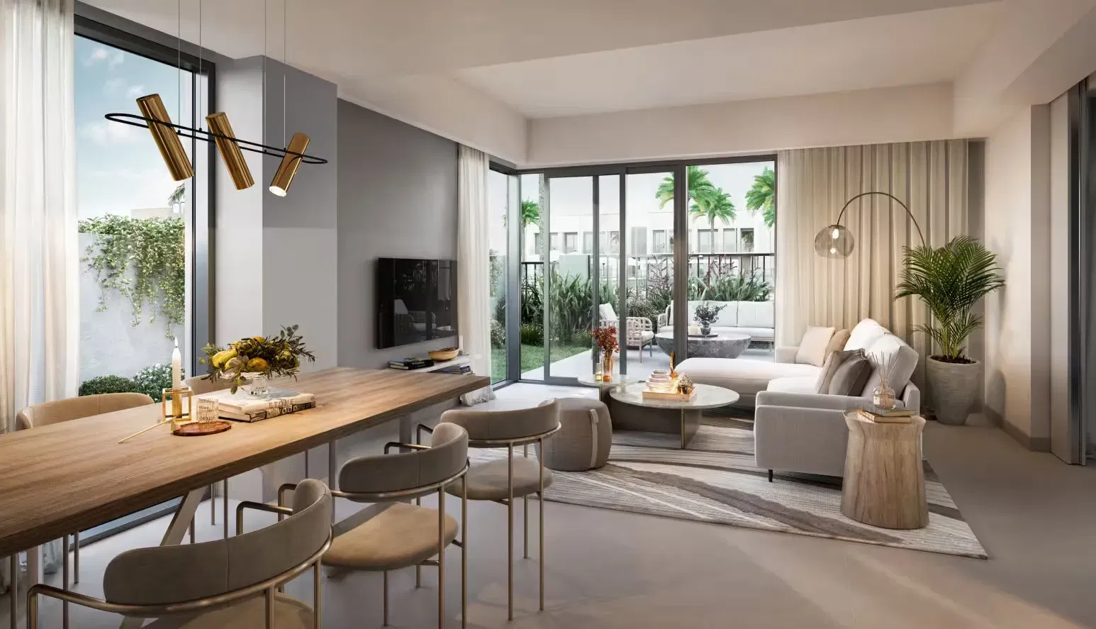 ادخل إلى نمط الحياة الفاخر في منازل MAHA Townhouses من NSHAMA في تاون سكوير دبي