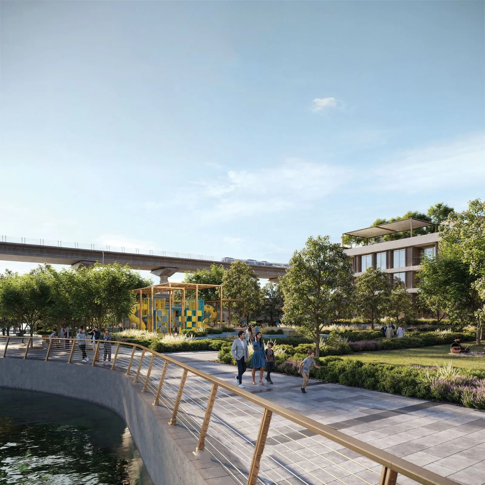 بالاس ريزيدنسز كريك بلو: حياة فاخرة على الواجهة البحرية في خور دبي