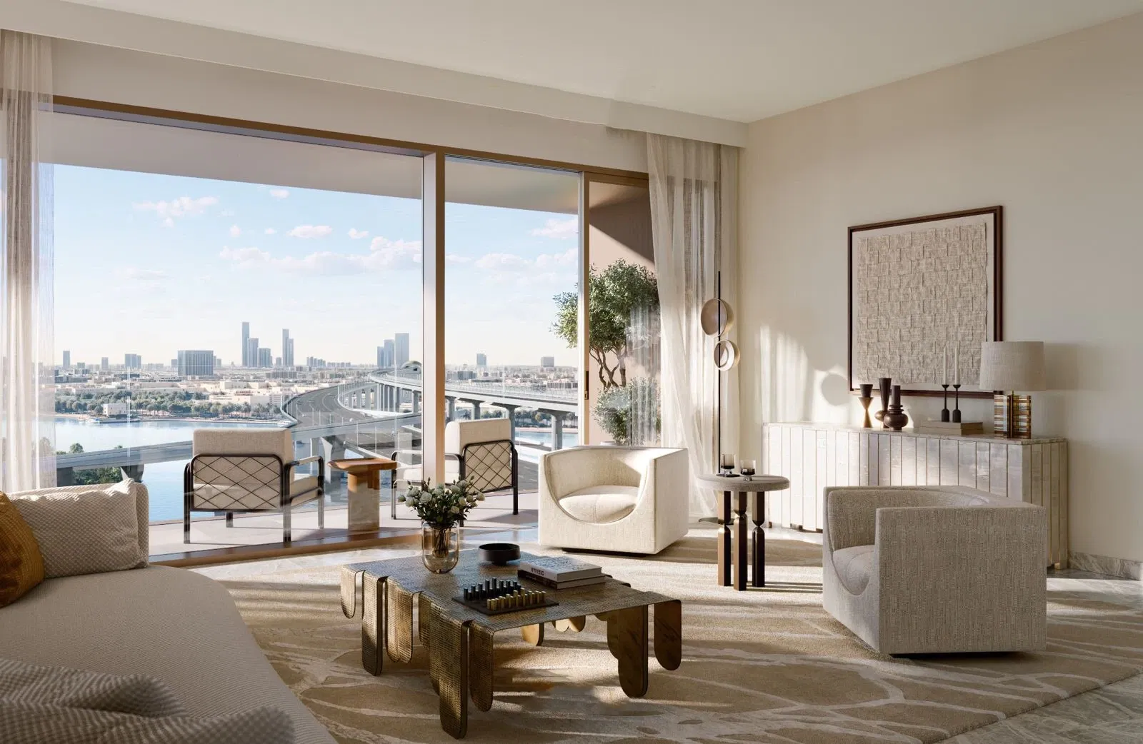 بالاس ريزيدنسز كريك بلو: حياة فاخرة على الواجهة البحرية في خور دبي