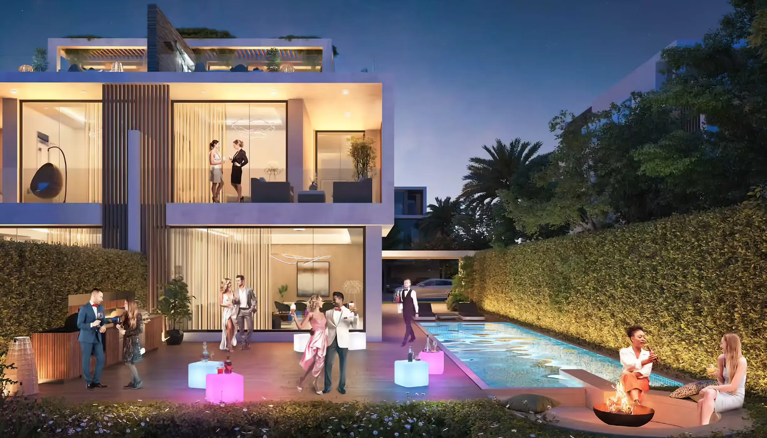 Роскошные виллы-близнецы в Park Greens by Damac