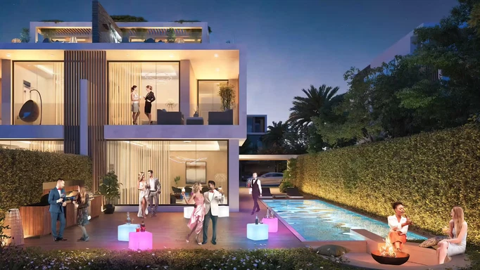 Роскошные виллы-близнецы в Park Greens by Damac