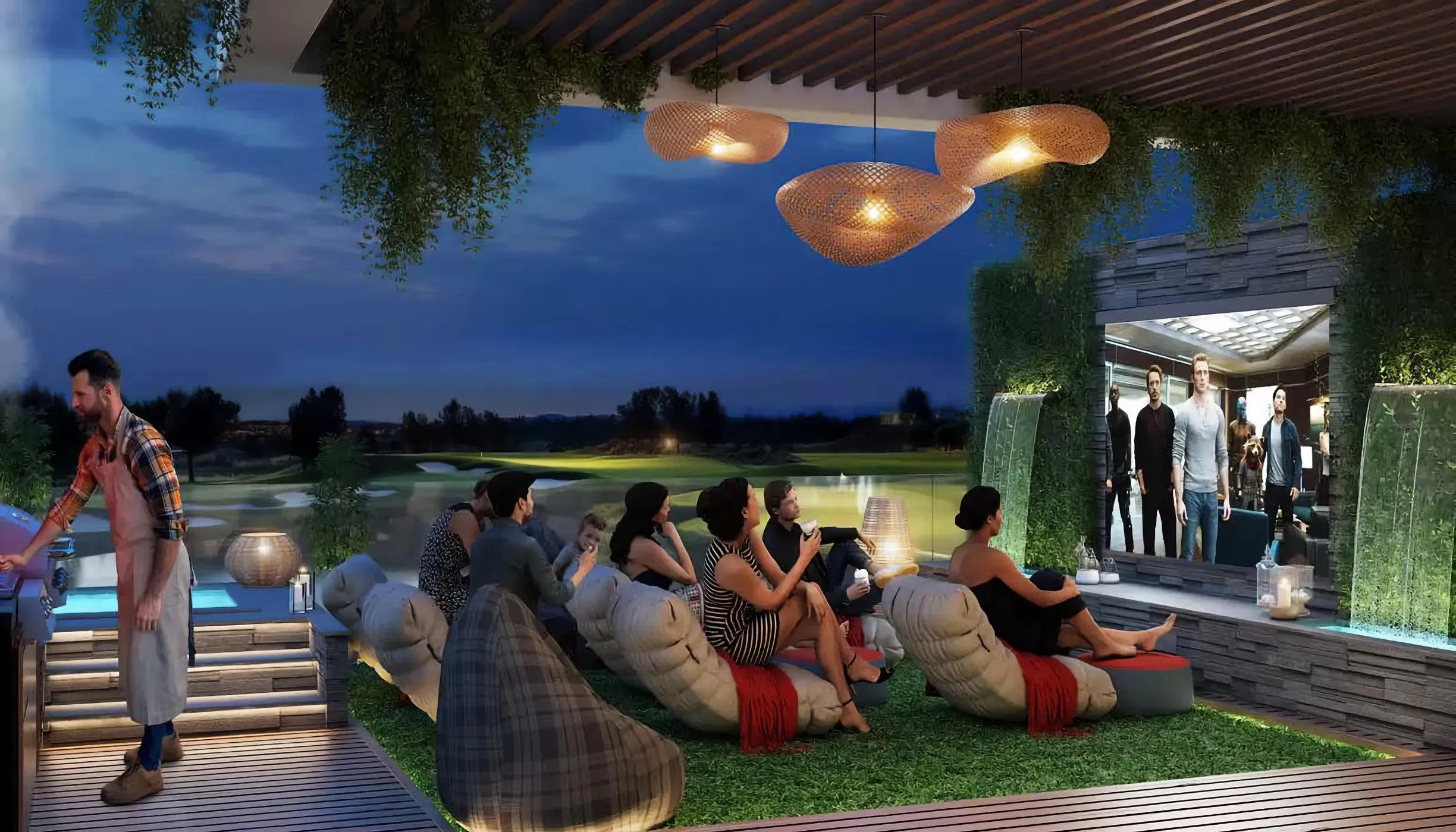 Роскошные виллы-близнецы в Park Greens by Damac