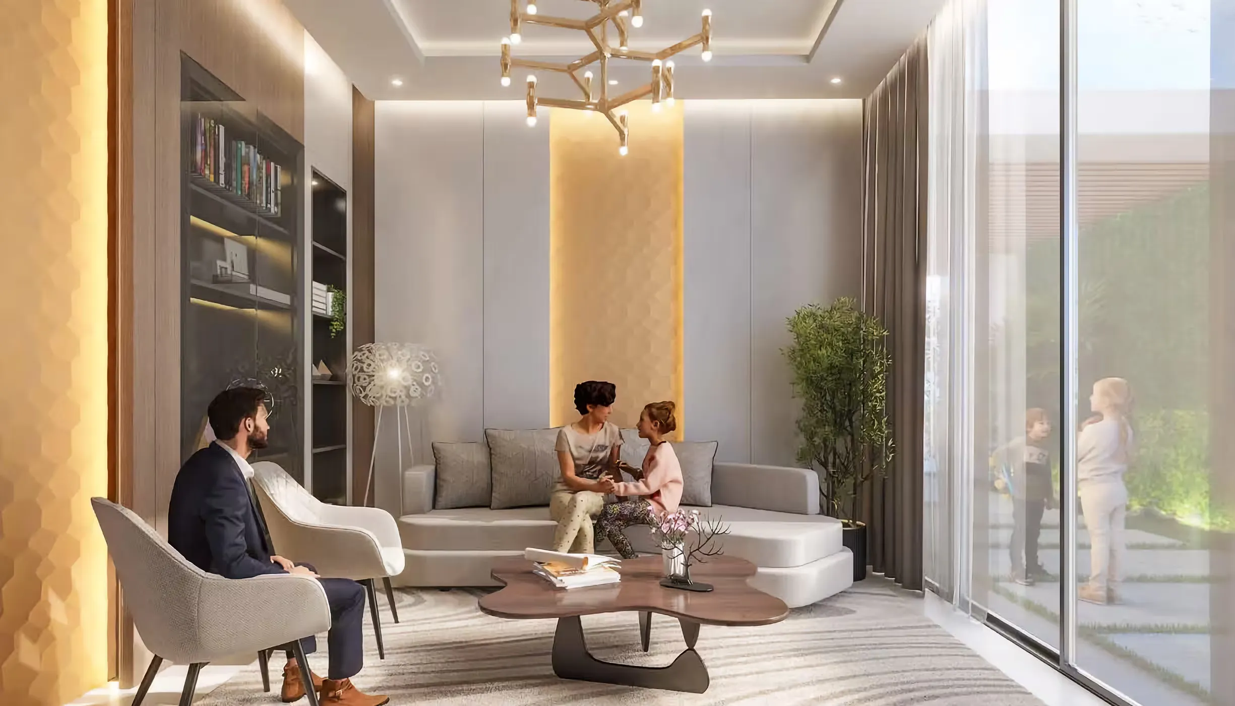 Роскошные виллы-близнецы в Park Greens by Damac