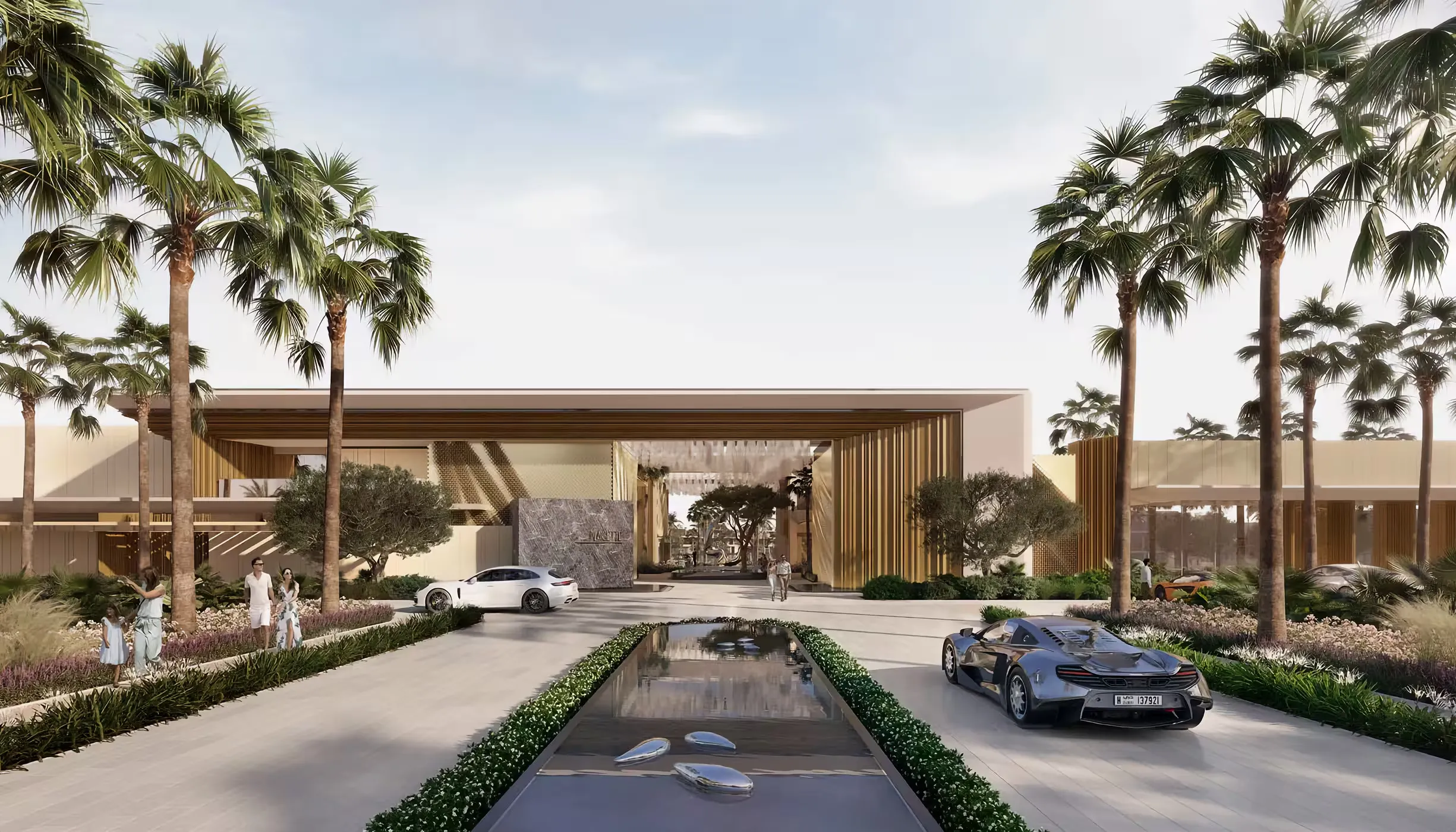 فلل فاخرة مكونة من 32 فيلا وشقق مائية في تلال الغاف