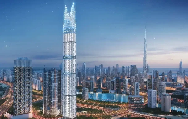 Жилой комплекс Burj Binghatti Jacob & Co Residences в районе Business Bay