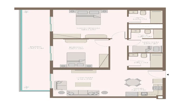 Жилой комплекс Equiti Home от застройщика B.N.H – сверкающие пространства, непревзойденное великолепие.