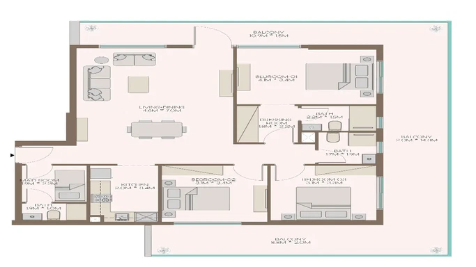 Жилой комплекс Equiti Home от застройщика B.N.H – сверкающие пространства, непревзойденное великолепие.