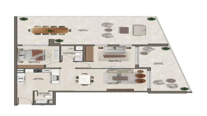 Жилой комплекс Ghaff Land Residence от Arabian Gulf Properties – изысканный образ жизни в Дубае.