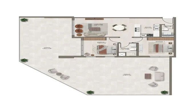 Жилой комплекс Ghaff Land Residence от Arabian Gulf Properties – изысканный образ жизни в Дубае.