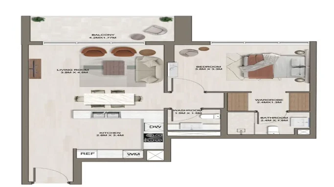 Жилой комплекс Ghaff Land Residence от Arabian Gulf Properties – изысканный образ жизни в Дубае.