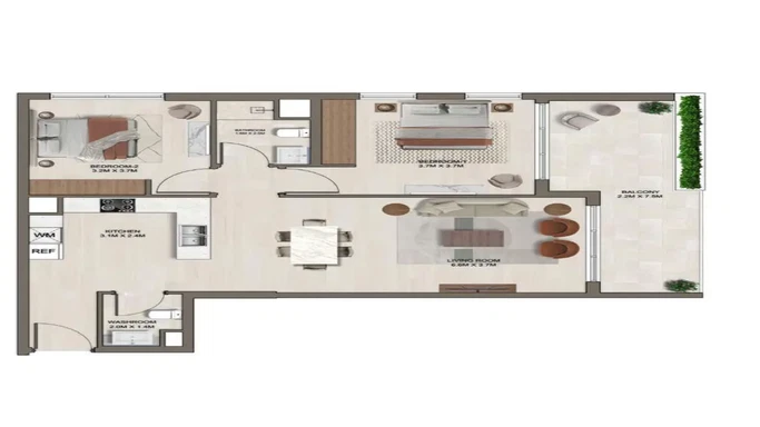 Жилой комплекс Ghaff Land Residence от Arabian Gulf Properties – изысканный образ жизни в Дубае.