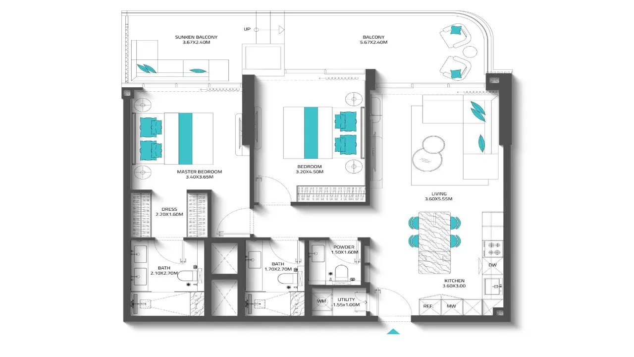 ريف 997 من شركة ريف ديفيلوبرز - حياة فاخرة على شاطئ البحر