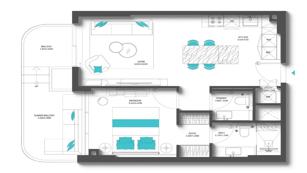 ريف 997 من شركة ريف ديفيلوبرز - حياة فاخرة على شاطئ البحر