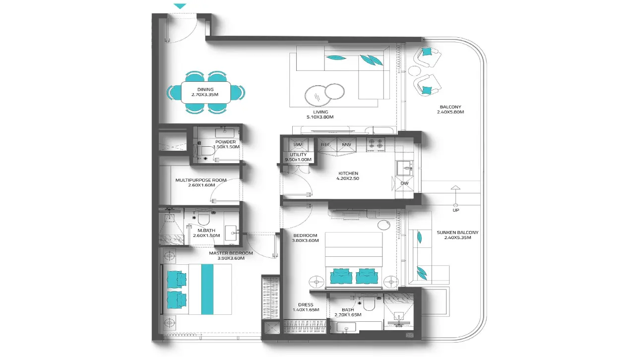 ريف 997 من شركة ريف ديفيلوبرز - حياة فاخرة على شاطئ البحر
