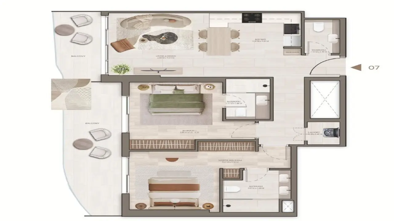 Stax Tower от Pasha One Development – современные жилые апартаменты в JVC.