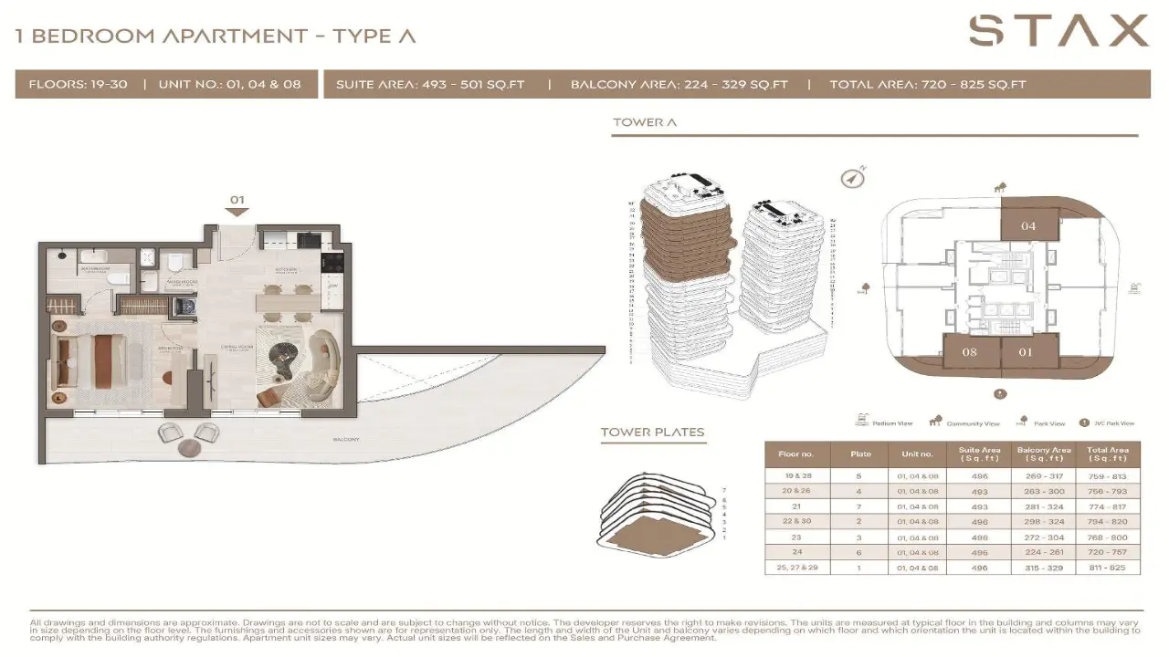 Stax Tower от Pasha One Development – современные жилые апартаменты в JVC.