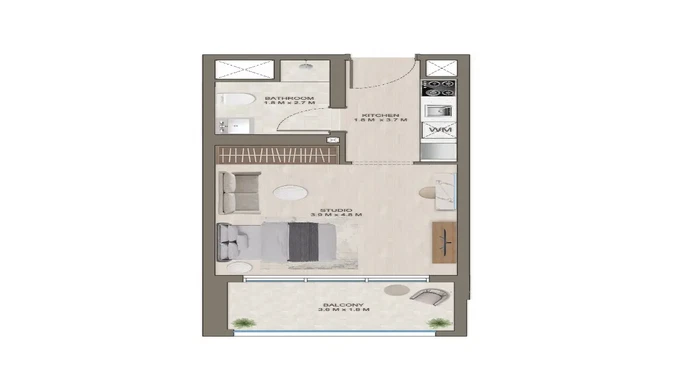 The Corner от Arabian Gulf Properties – место, где современные души находят комфорт.