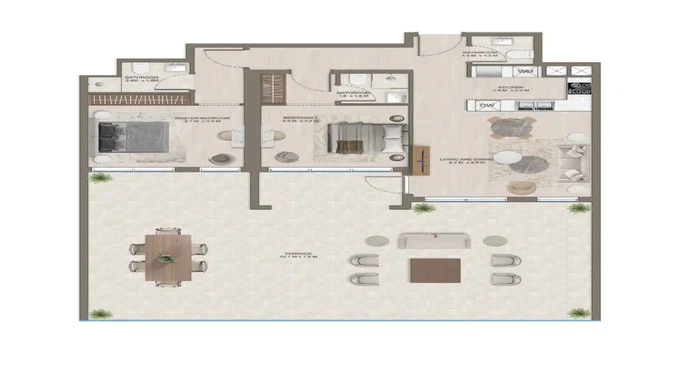 The Corner от Arabian Gulf Properties – место, где современные души находят комфорт.