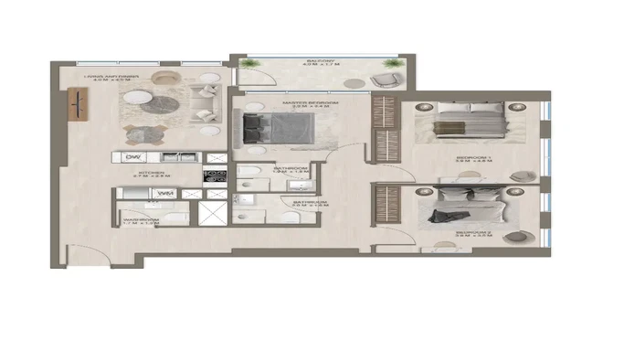 The Corner от Arabian Gulf Properties – место, где современные души находят комфорт.