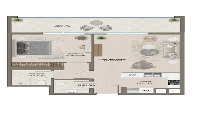 The Corner от Arabian Gulf Properties – место, где современные души находят комфорт.