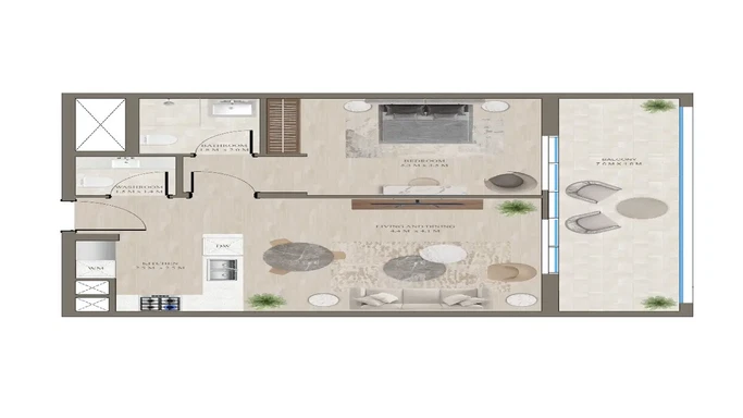 The Corner от Arabian Gulf Properties – место, где современные души находят комфорт.
