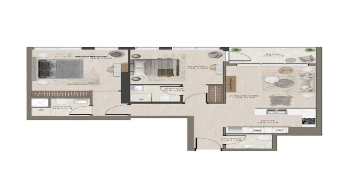 The Corner от Arabian Gulf Properties – место, где современные души находят комфорт.