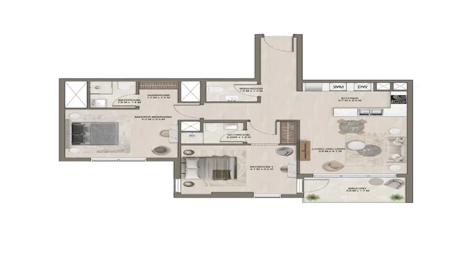 The Corner от Arabian Gulf Properties – место, где современные души находят комфорт.