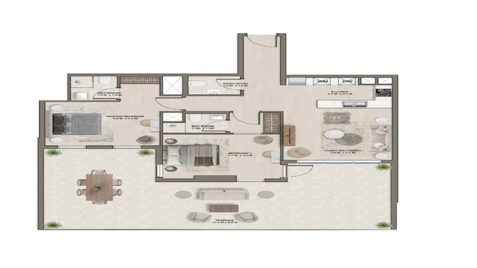 The Corner от Arabian Gulf Properties – место, где современные души находят комфорт.