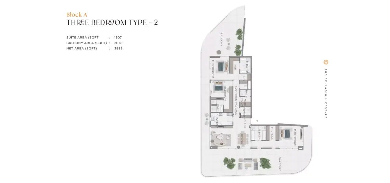 Bellagio от Sunrise Capital – шедевр жилого комплекса в районе Васл-Гейт