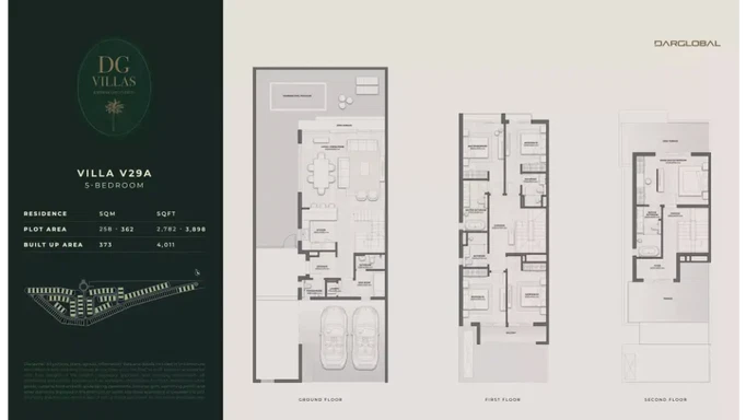 D Villas в Jumeirah Golf Estates — живите на возвышенности, наслаждаясь спокойствием поля для гольфа