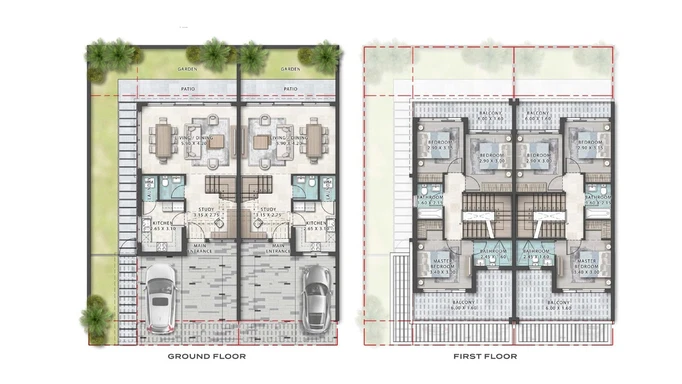 Фиолетовый от DAMAC Properties в Damac Hills 2