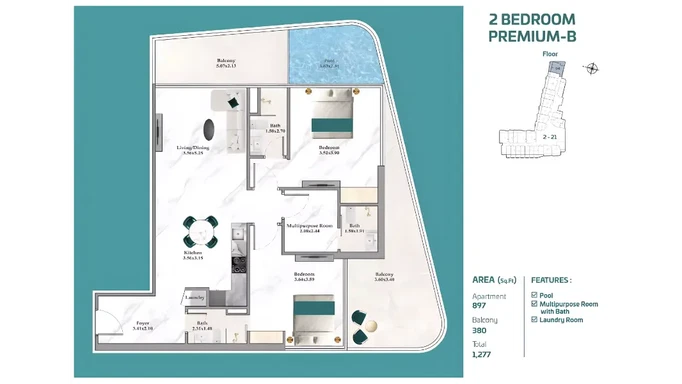 Breez by Danube — насладитесь проживанием на берегу моря в Dubai Maritime City