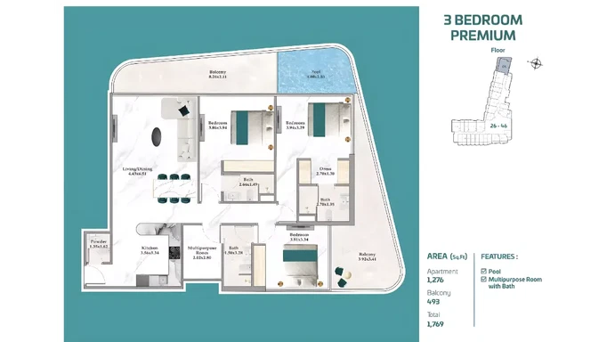 Breez by Danube — насладитесь проживанием на берегу моря в Dubai Maritime City
