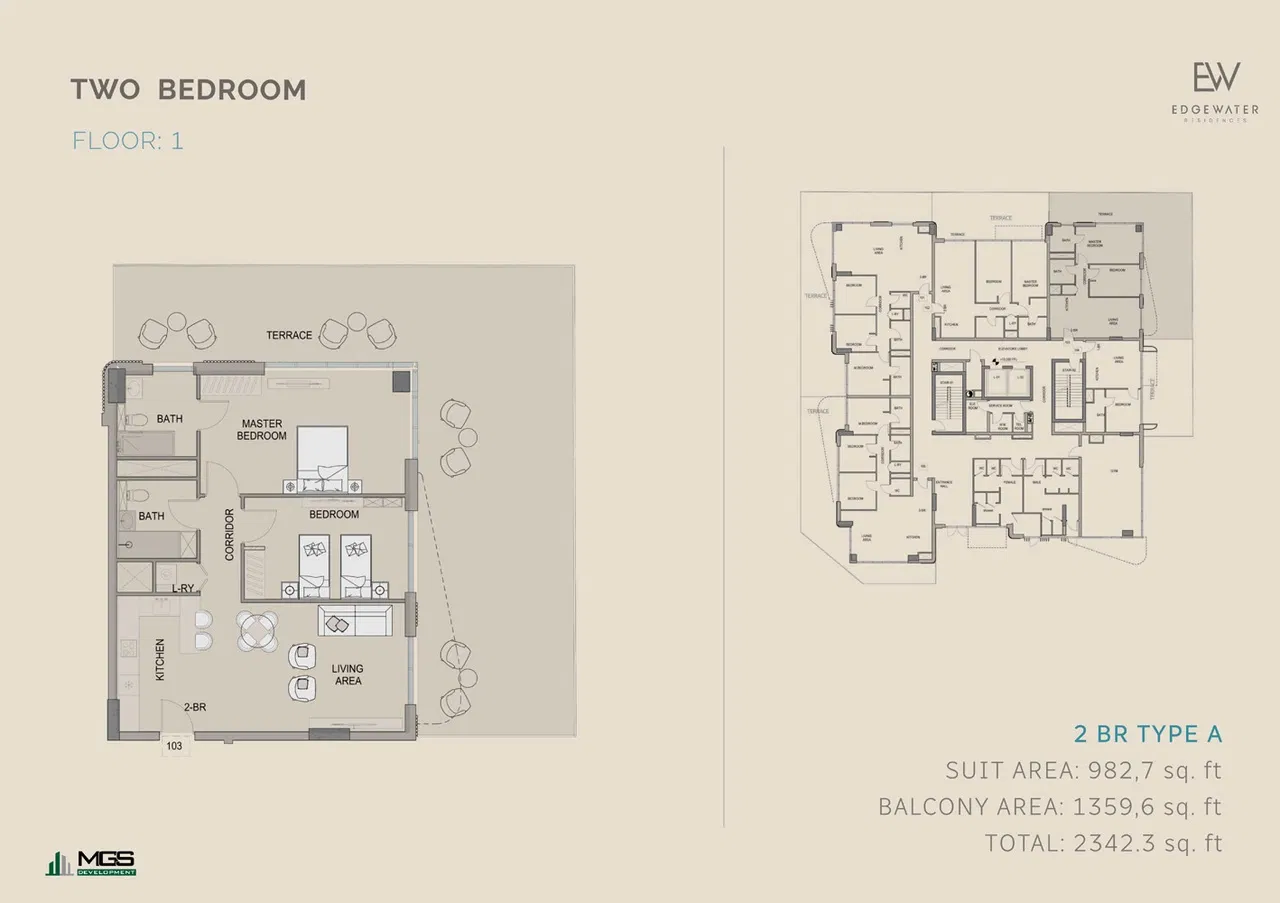 Edgewater Residences by MGS Development – Spacious Apartments, Prime Location