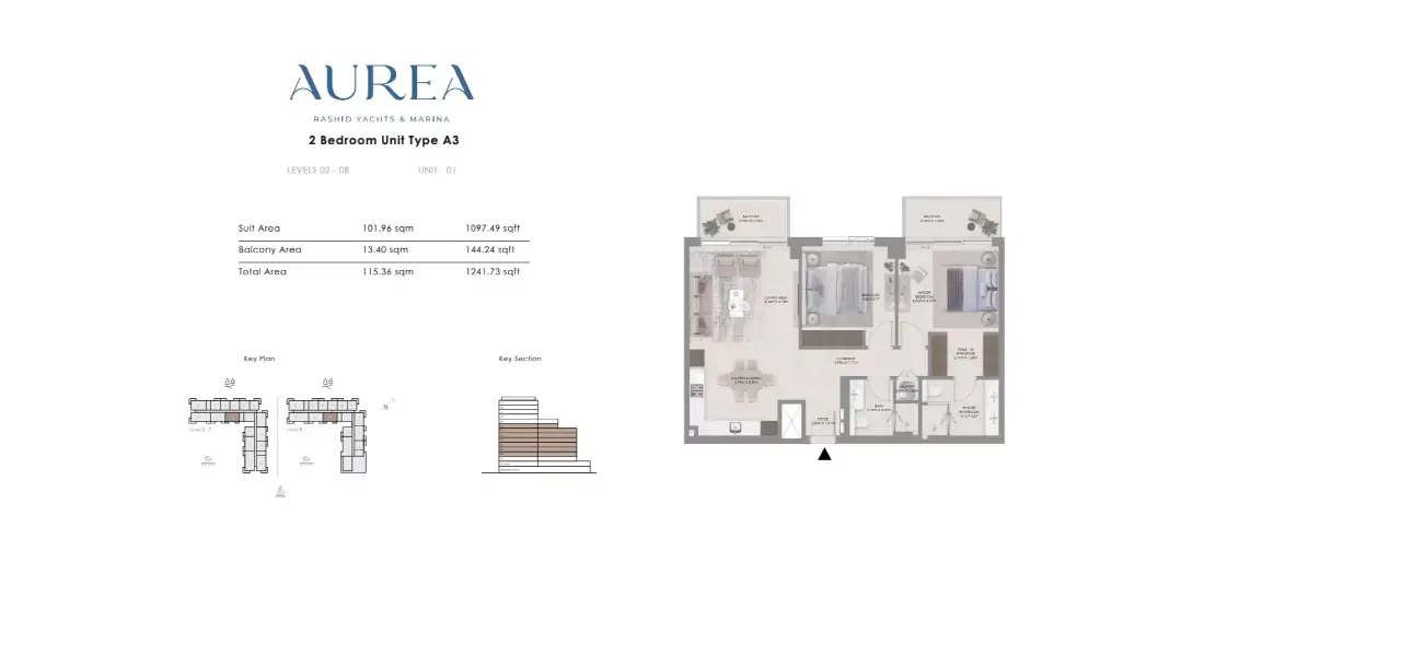 Aurea by Emaar at Rashid Yachts and Marina – Elegant Waterfront Apartments