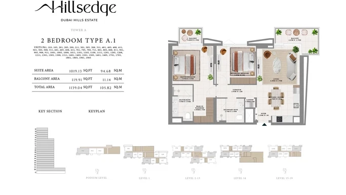Hillesdge от Emaar – жемчужина жилого дома в комплексе Dubai Hills Estate