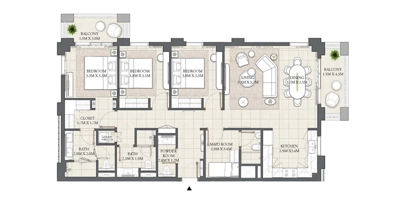 إعمار مور في شاطئ الخور: حياة فاخرة على شاطئ البحر في ميناء خور دبي