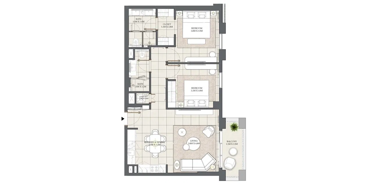 إعمار مور في شاطئ الخور: حياة فاخرة على شاطئ البحر في ميناء خور دبي