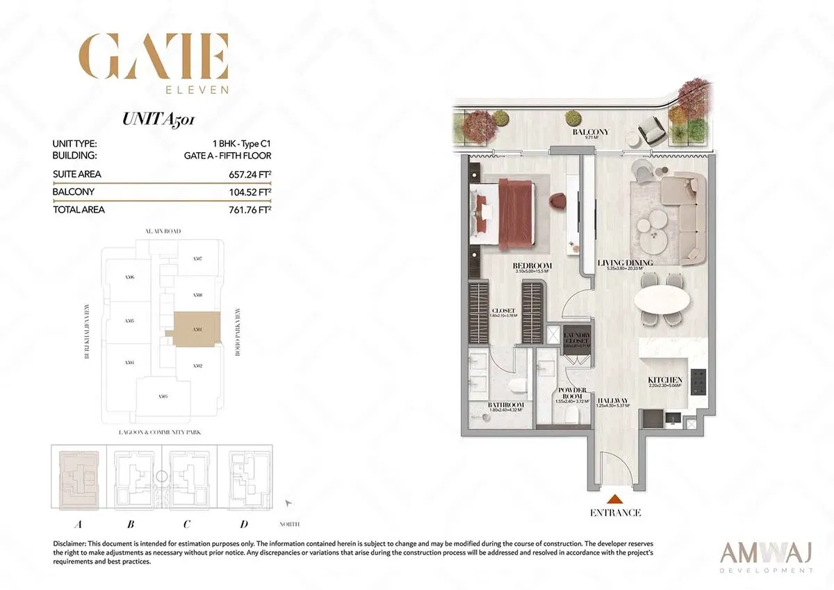 Gate Eleven Residences by Amwaj Development – Sustainable Friendly Apartments with Fully-Fitted Kitchens