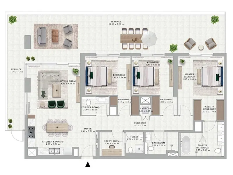 جولف هيلسايد في دبي هيلز استيت: مجموعة من الفخامة وسط أجواء هادئة