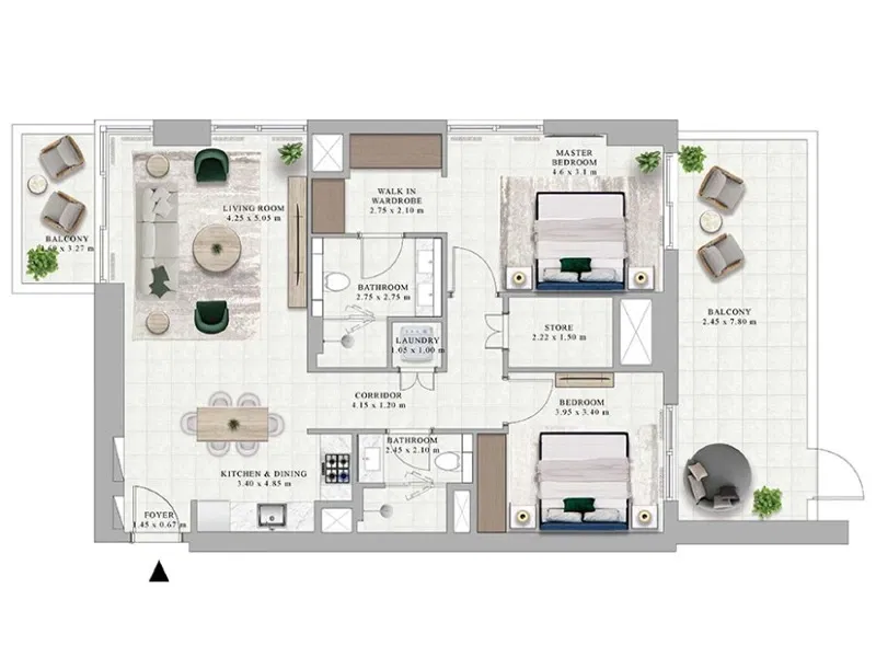 جولف هيلسايد في دبي هيلز استيت: مجموعة من الفخامة وسط أجواء هادئة