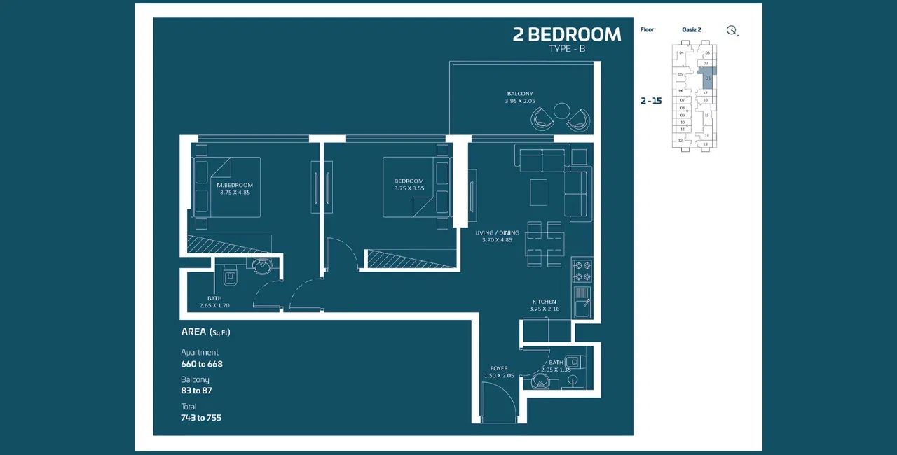 Oasiz 2 by Danube – Exclusive Apartments at the Heart of Dubai Silicon Oasis