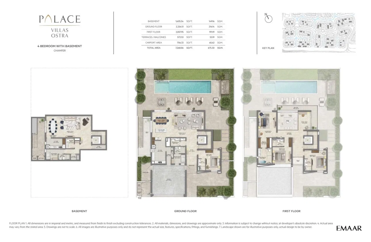 قصر فلل أوسترا من إعمار - حياة فاخرة في الواحة