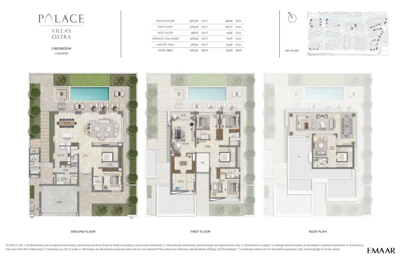 قصر فلل أوسترا من إعمار - حياة فاخرة في الواحة