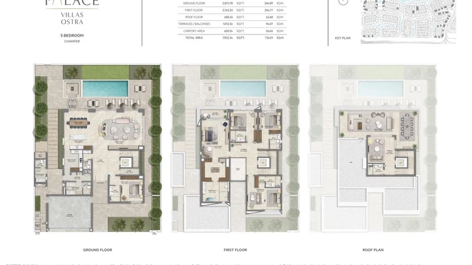 Palace Villas Ostra от Emaar — роскошная жизнь в Oasis