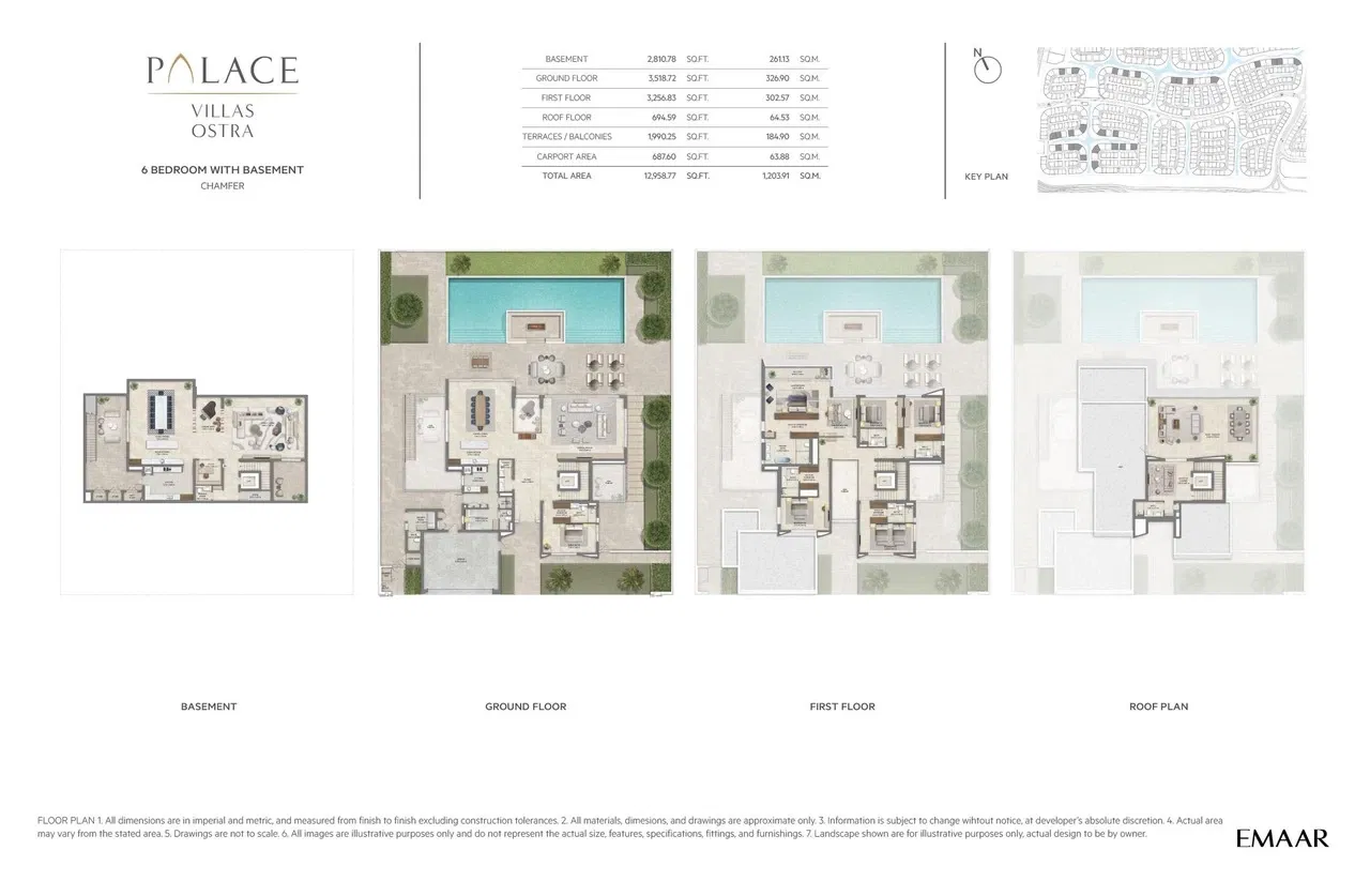 قصر فلل أوسترا من إعمار - حياة فاخرة في الواحة